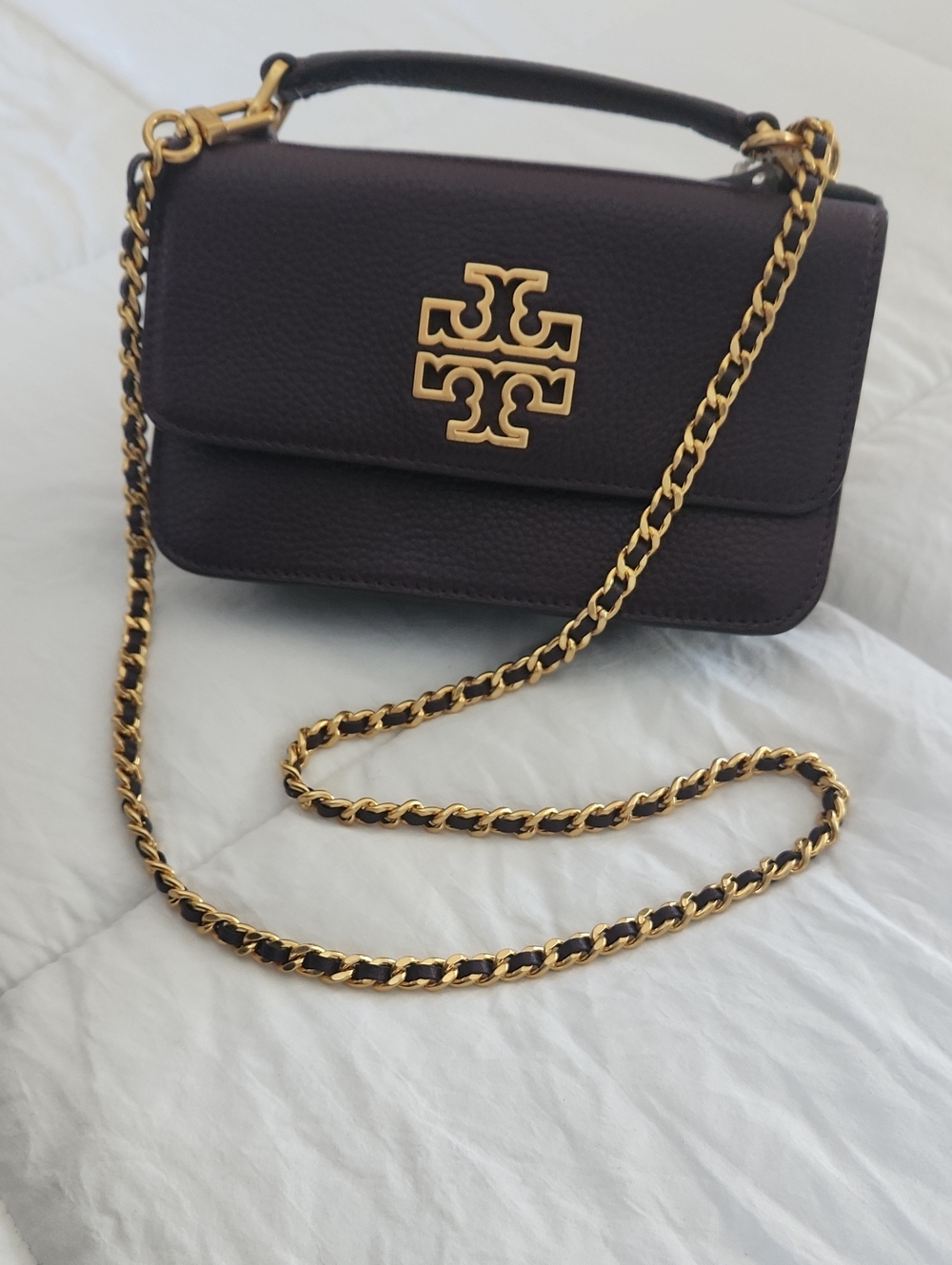 Tory Burch Fleming Small Convertible Shoulder Bag Black